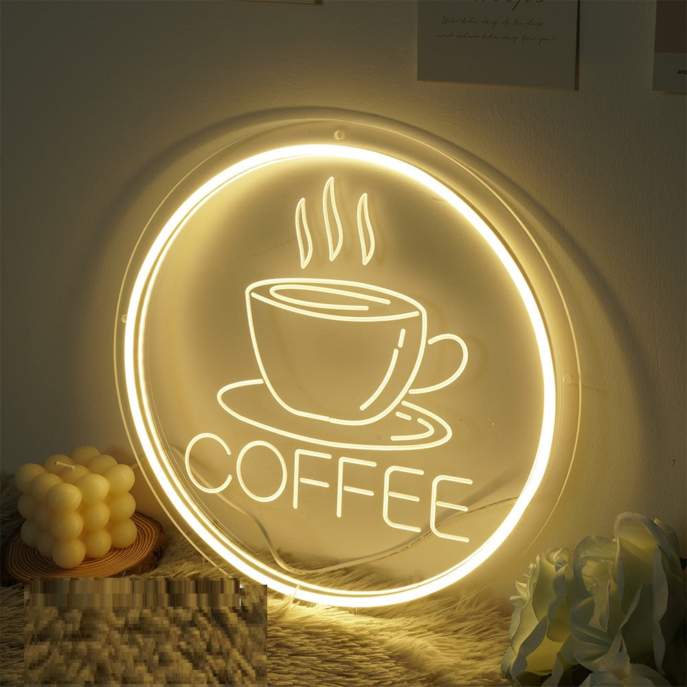 Acrylic Carved Luminous Character English Letter Decorative Lamp 7 - Tophatter Daily Deals