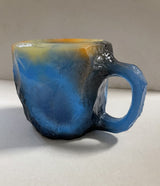 400ml Resin Mineral Crystal Coffee Mugs With Handles Elegant Fake Mineral Crystal Cup For Workplace Home Decor Christmas Gift Kitchen Gadgets Sky Blue 10cm High No inner liner 0 - Tophatter Daily Deals