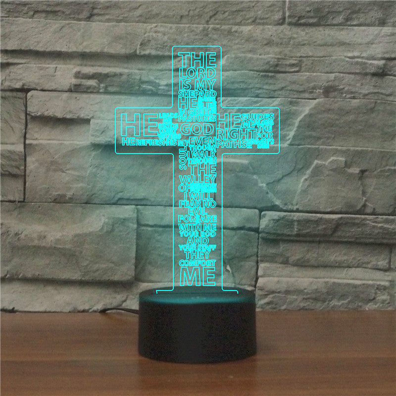 3D light, colorful touch remote control LED 0 - Tophatter Daily Deals