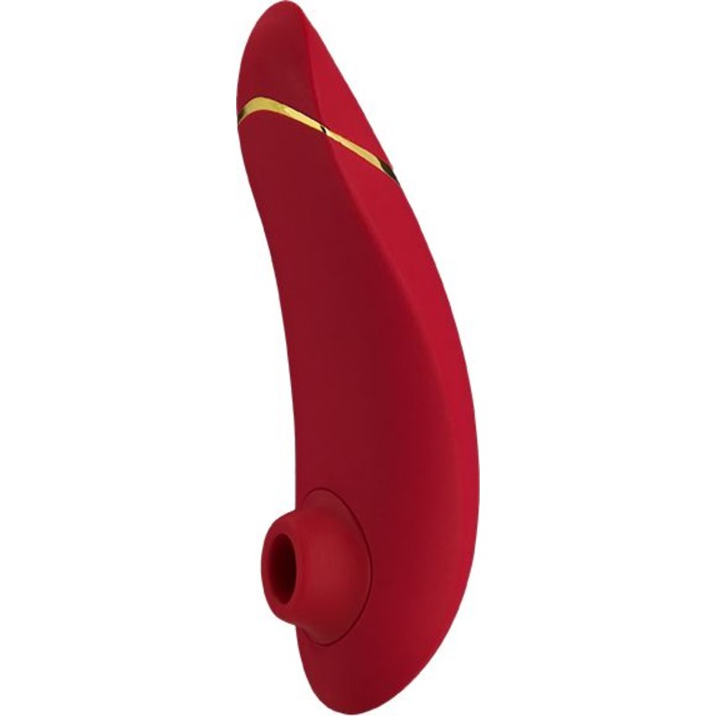 Womanizer Premium Clitoral Stimulator in Red & Gold Clitoral Stimulator - Tophatter Daily Deals