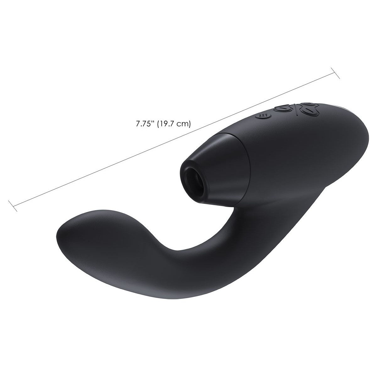 Womanizer DUO Clitoral G-Spot Vibrator in Black Clitoral G-Spot Vibrator - Tophatter Daily Deals