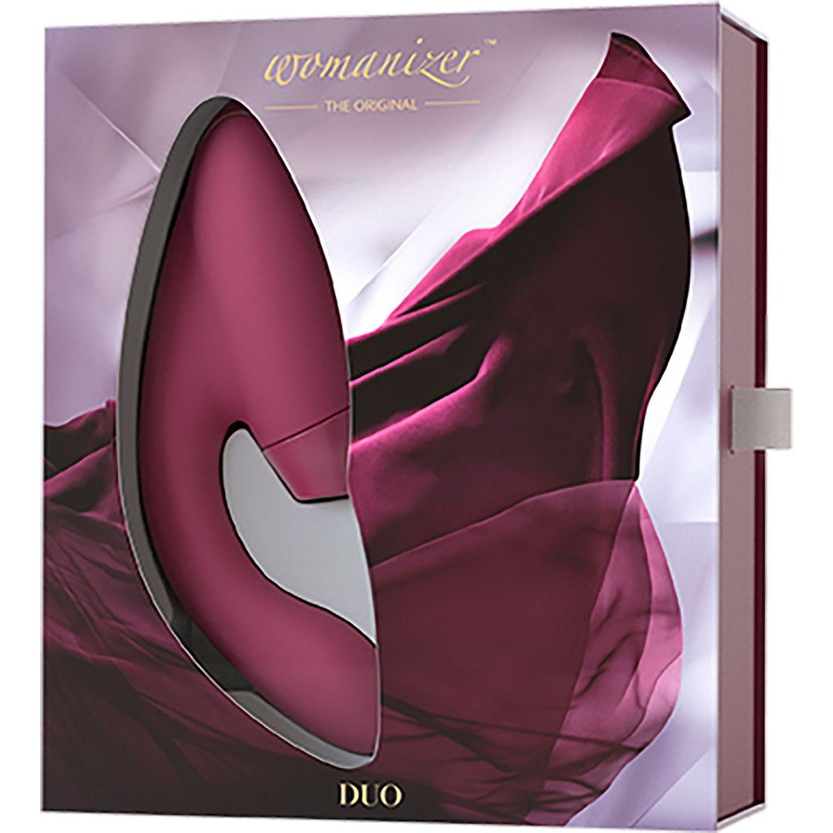 Womanizer DUO Clitoral G-Spot Vibrator in Bordeaux Clitoral G-Spot Vibrator - Tophatter Daily Deals