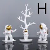 Astronaut Spaceman Decoration TV Cabinet Wine Cabinet Book H Gold 0 - Tophatter Daily Deals