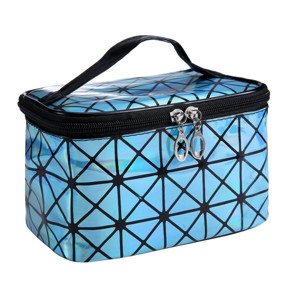 3D laser cosmetic bag Sky blue 0 - Tophatter Daily Deals