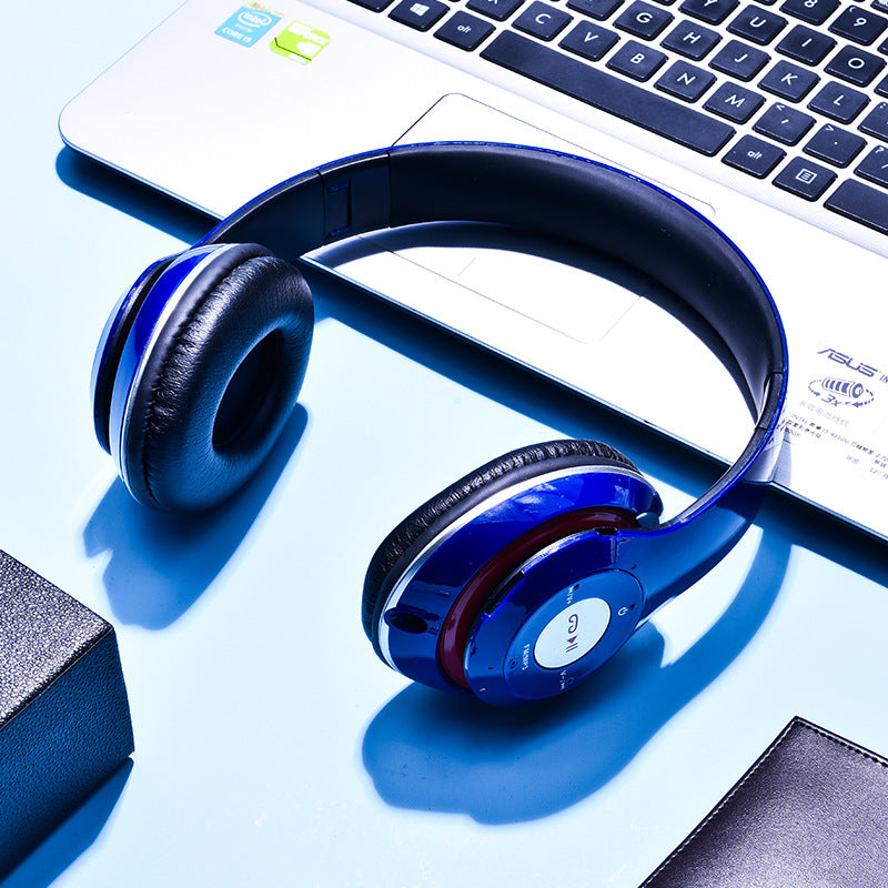 Bluetooth headset 5.0 Blue 0 - Tophatter Daily Deals