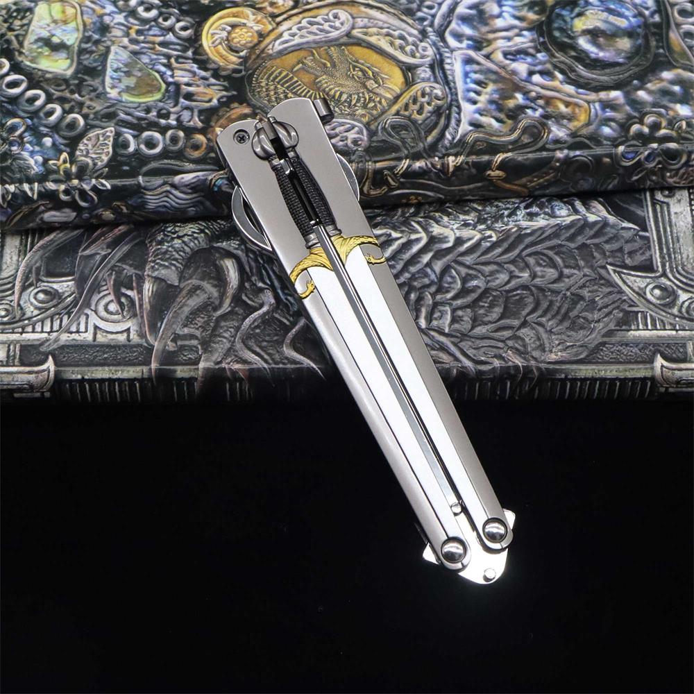 Dragon Head Totem & Sword Metal Balisong Bottle Opener - Tophatter Daily Deals