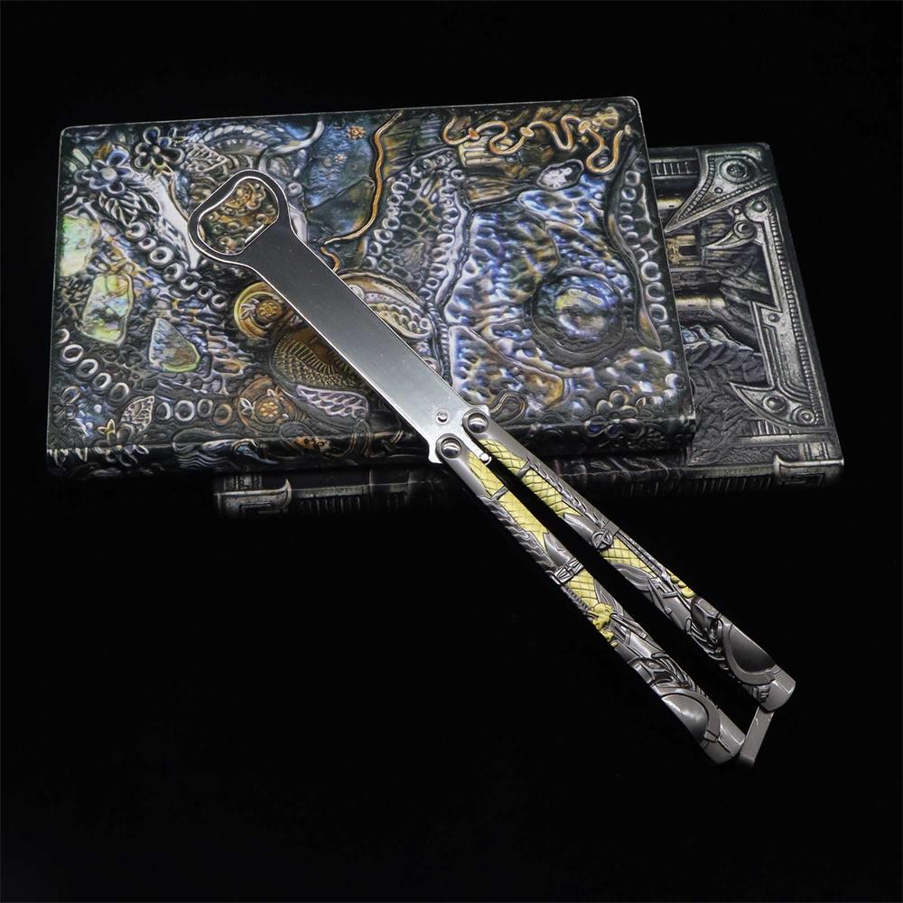 Metal Predator & Alien Balisong Bottle Opener - Tophatter Daily Deals