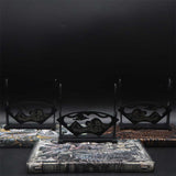 2-Layer Wooden Landscape Pattern Weapon Display Holder - Tophatter Daily Deals