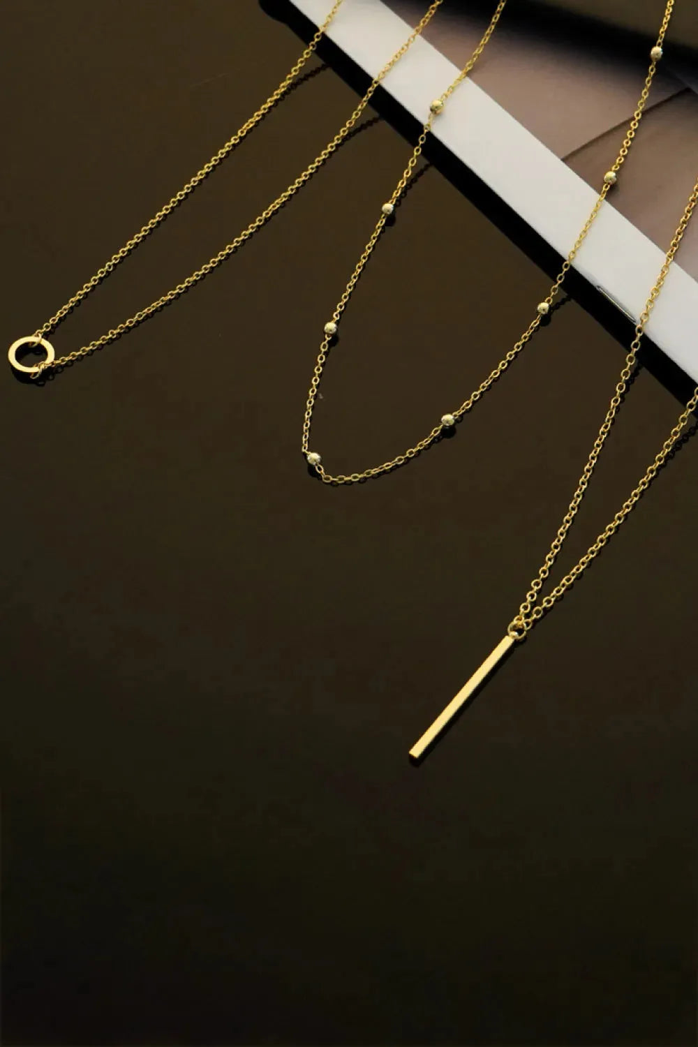 Basic Three-Piece Chain Necklace Set Necklaces - Tophatter Daily Deals
