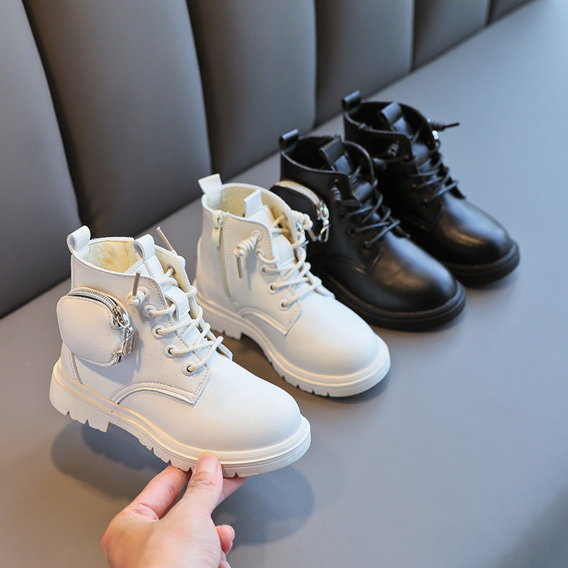 Autumn New Products Style Children's Boots 0 - Tophatter Daily Deals
