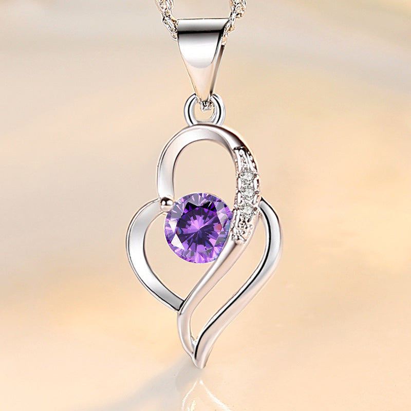Amethyst Jewelry Fashion Jewelry Manufacturer Palm Necklace Purple 0 - Tophatter Daily Deals