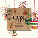 Cox & Co. 60% Single-Origin Dark Chocolate Christmas Advent Calendar for Adults Advent Calendar - Tophatter Daily Deals