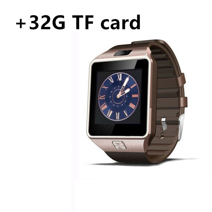Bluetooth Smart Watch Chinese Language Version Touch Screen Phone Gold with 32G TF card 0 - Tophatter Daily Deals