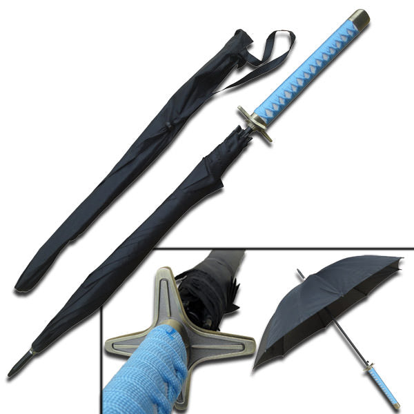 Hitsugaya Hyourinmaru Zanpakuto Japanese Anime Manga Umbrella - Tophatter's Army Products & Self Defense Collectible Weapons - Tophatter Daily Deals