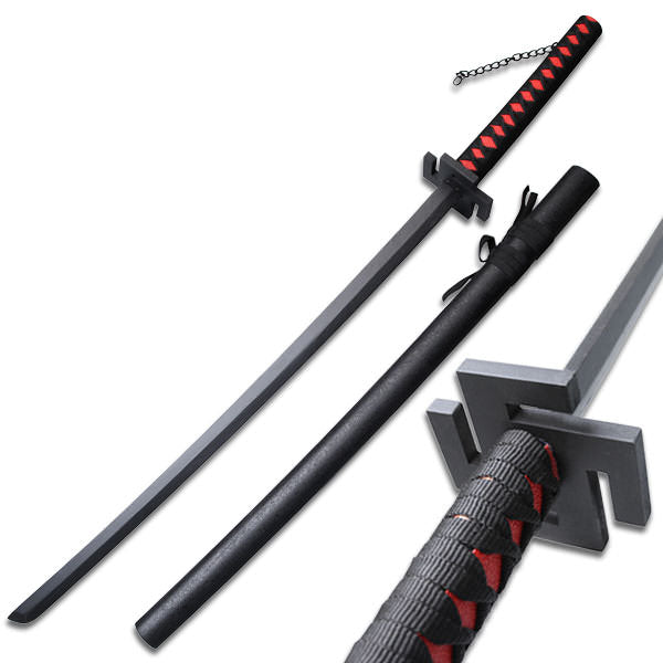 Japanese Anime Ichigo Bankai Wooden Costume Cosplay Sword Collectible Weapons - Tophatter Daily Deals
