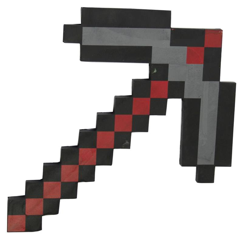 Diamond Foam Pickaxe Latex Cosplay Axe Costume LARP Collectible Weapons - Tophatter Daily Deals