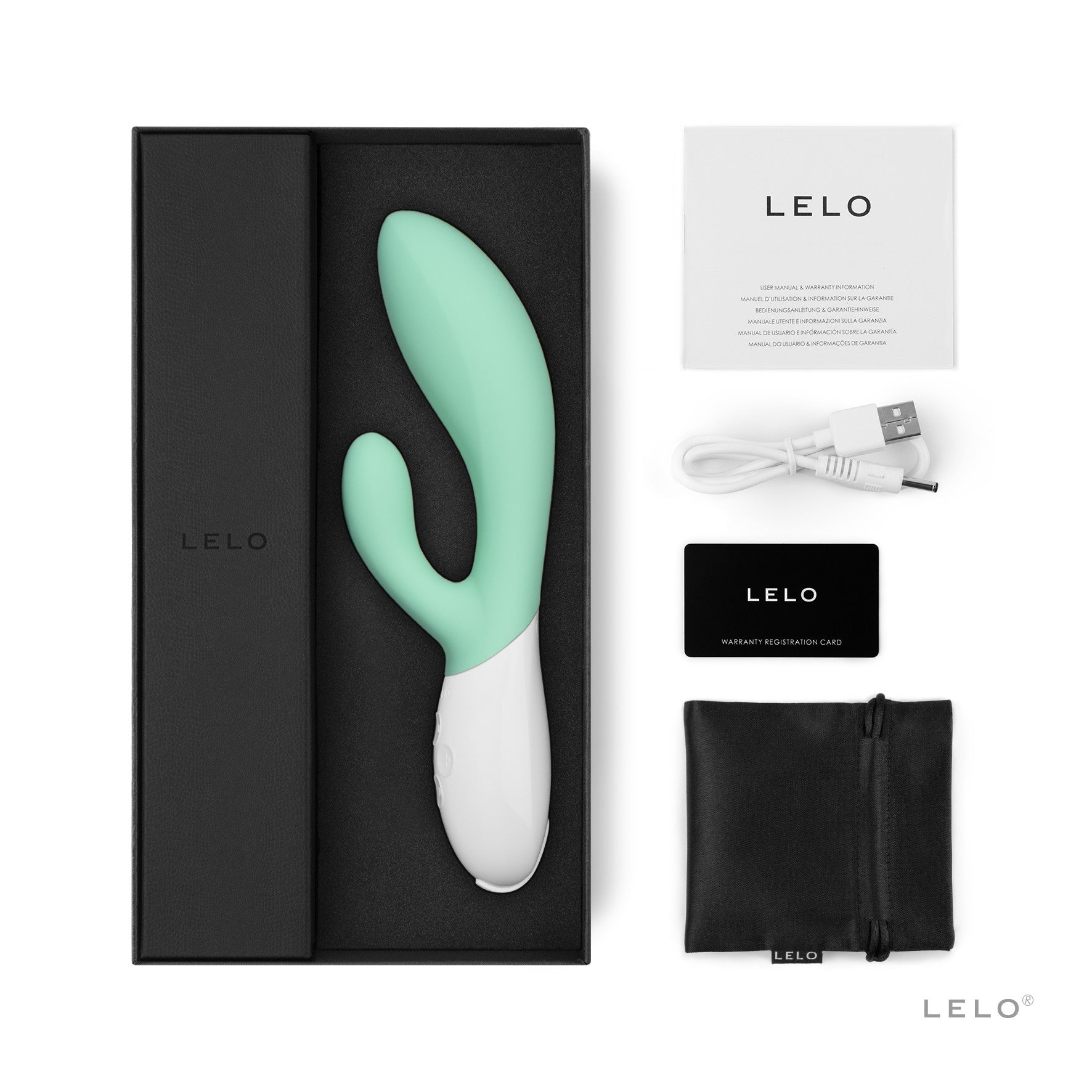 Lelo Ina 3 – Dual Action Luxury Rabbit Vibrator > Vibrators > Ladies > Rabbit - Tophatter Daily Deals