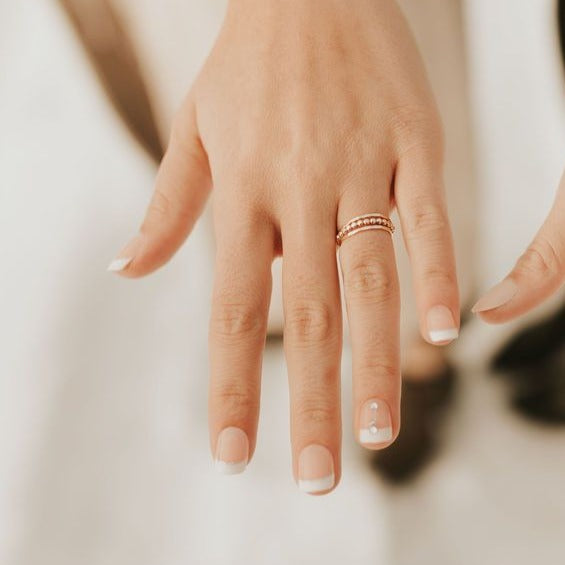 Micah Gold Filled Stacking Ring Rings - Tophatter Daily Deals