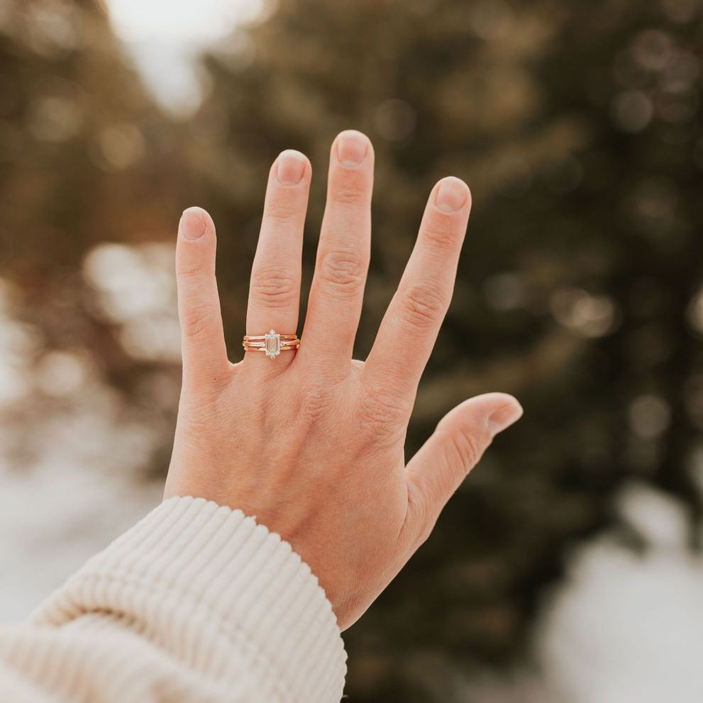 Micah Gold Filled Stacking Ring Rings - Tophatter Daily Deals