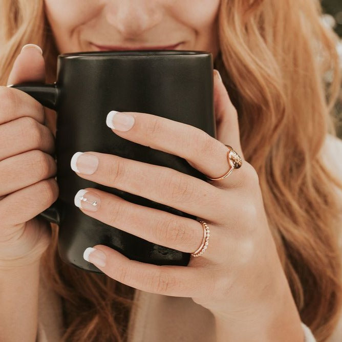 Micah Gold Filled Stacking Ring Rings - Tophatter Daily Deals