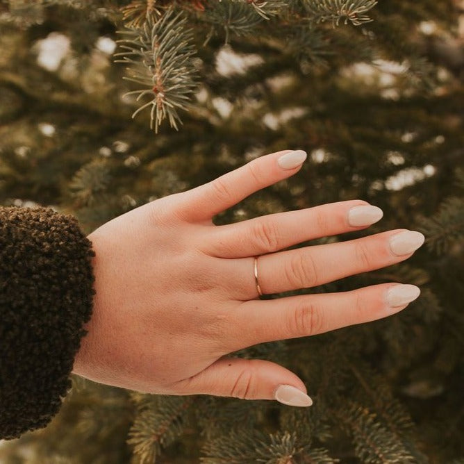 Micah Gold Filled Stacking Ring Rings - Tophatter Daily Deals