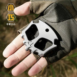 Phantom 2 Finger Brass Knuckles Self Defense Brass Knuckles - Tophatter Daily Deals