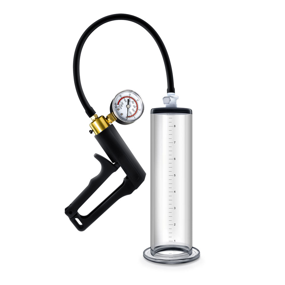 Blush Performance VX7 Vacuum Penis Pump with Brass Trigger and Pressure Gauge – Clear Penis Pump > Pumps > Penis Pumps Performance - Tophatter Daily Deals