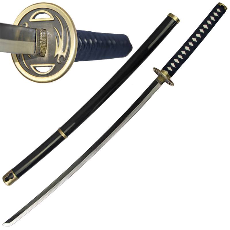 Anime Fantasy Samurai Sword Blue Warrior Katana Holy Spiritus Collectible Weapons - Tophatter Daily Deals