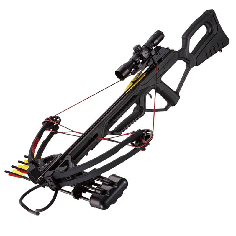 Valiant Sniper Compound Rifle Crossbow 185 lbs 4x32 Scope Package - Tophatter's Guns'N'Weapons Store Collectible Weapons - Tophatter Daily Deals
