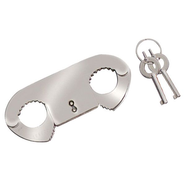 Professional Grade Thumb Cuffs With 2 Keys Thumbcuffs Fingers Shackles - Tophatter's Guns'N'Weapons Store - FREE SHIPPING Collectible Weapons - Tophatter Daily Deals