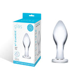 Glas 4 Inch Classic Clear Glass Butt Plug with Flared Base > Glass > Toys - Tophatter Daily Deals