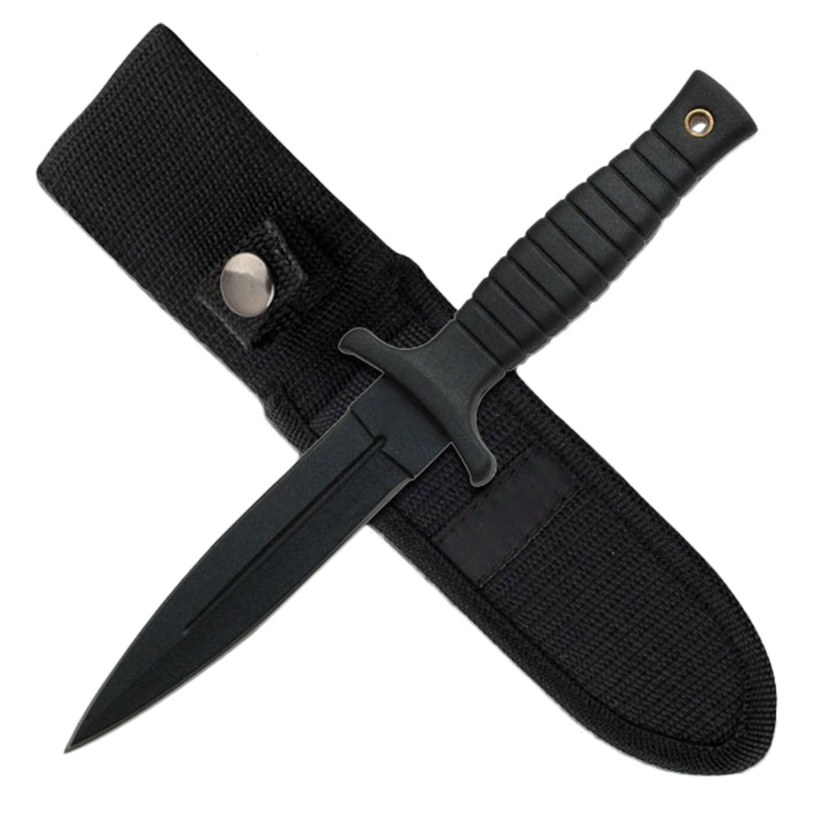 Black Ops Dual Double Edged Dagger Fixed Blade Boot Knife - Tophatter's Inc. Weapons Store Online Collectible Weapons - Tophatter Daily Deals
