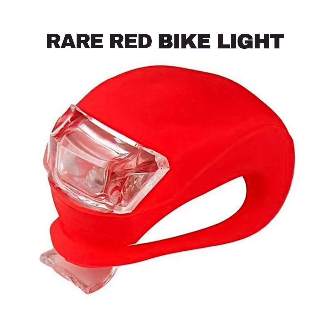 LED Lights for Bicycles - 2 LED Silicone Mountain Bike Bicycle Front Rear Lights Set Push Cycle Light Clip Cycling - Tophatter Daily Deals