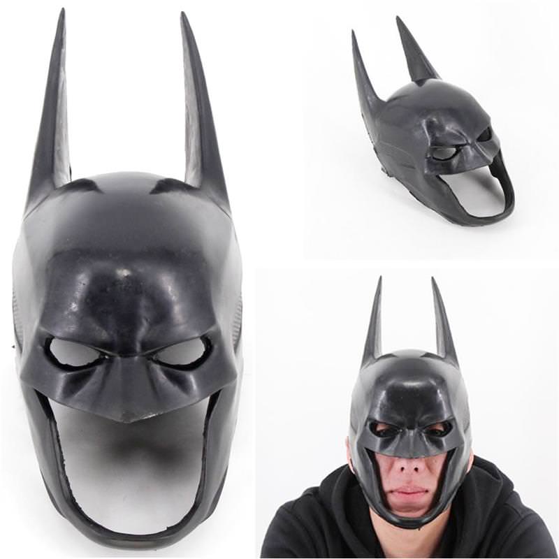 Fantasy Black Night Mask For Cosplay Halloween Masquerade - Tophatter's Guns'N'Weapons Store - FREE SHIPPING Collectible Weapons - Tophatter Daily Deals