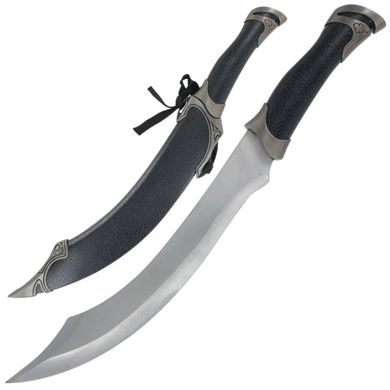 Blade of Frey Elven Short Scimitar Sword Movie Collectible Dagger - TOPHATTER'S ARMORY DEALS Collectible Weapons - Tophatter Daily Deals