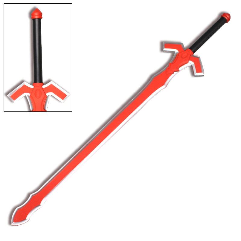 Art of Sword Demonic Foam Broadsword Legendary Online Crimson Red Collectible Weapons - Tophatter Daily Deals