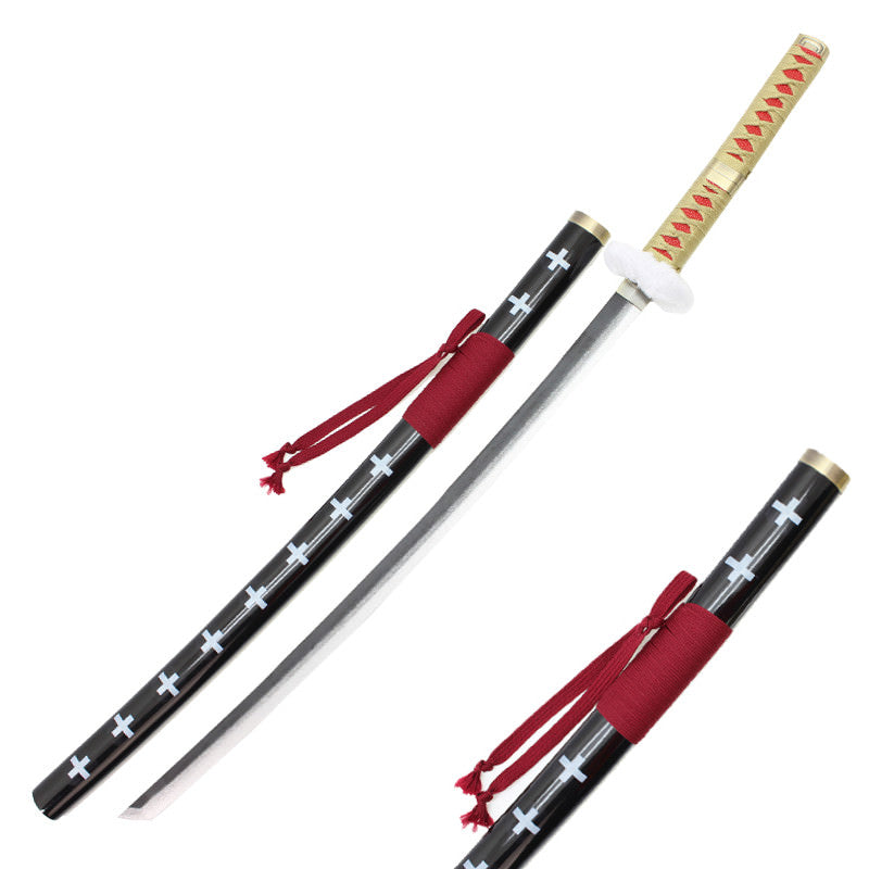 Anime Surgeon of Death Doctor Trafalgar Law Wooden Cosplay Sword - TOPHATTER'S ARMORY DEALS Collectible Weapons - Tophatter Daily Deals