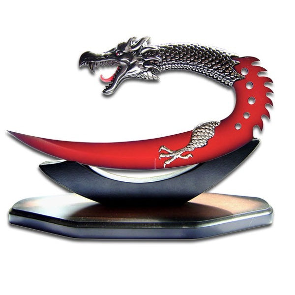 Red Dragon Saber Claw Fantasy Dagger - Tophatter's Inc. Weapons Store Online Collectible Weapons - Tophatter Daily Deals