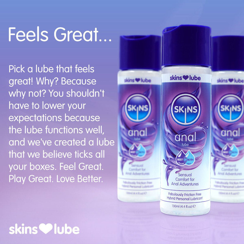 Skins Anal Hybrid Silicone And Waterbased Lubricant 130ml > Lube > Anal - Tophatter Daily Deals
