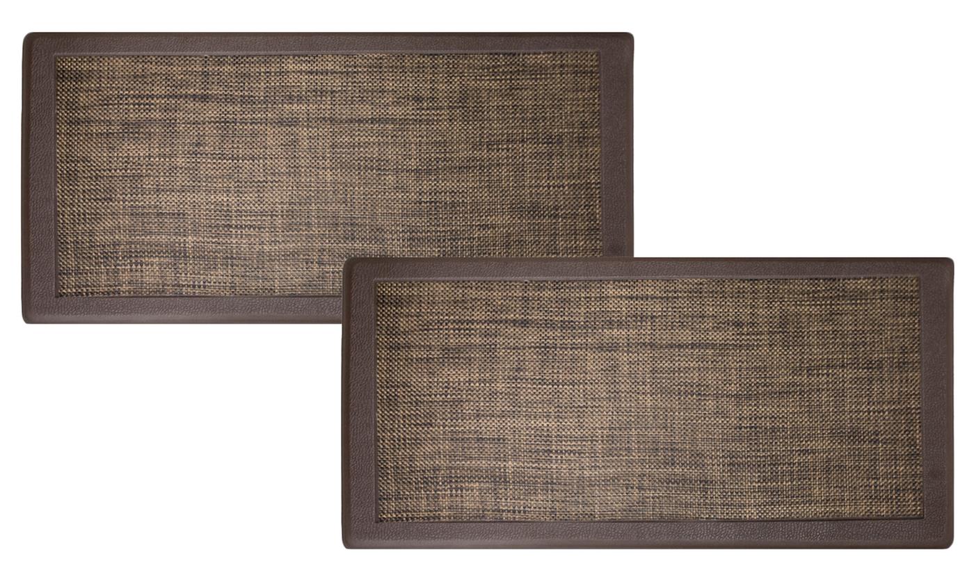 J&V Textiles 20" x 39" Hillside Oversized Anti-Fatigue Kitchen Mat Anti-Fatigue Mats - Tophatter Daily Deals