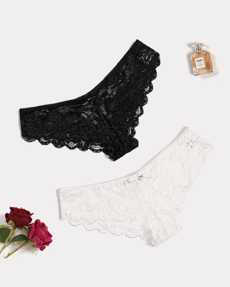Floral Lace Panties Lingeries-panties - Tophatter Daily Deals