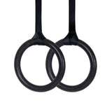 Gymnastics Rings With Straps - 2Pcs Gym Rings Adjustable Fitness Muscle Strength Training Strap Hoop Exercise & Fitness - Tophatter Daily Deals