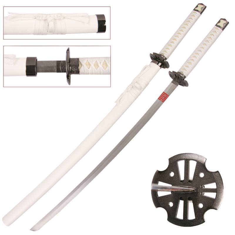 White Storm Ninja Katana Sword - Tophatter's Army Products & Self Defense Collectible Weapons - Tophatter Daily Deals