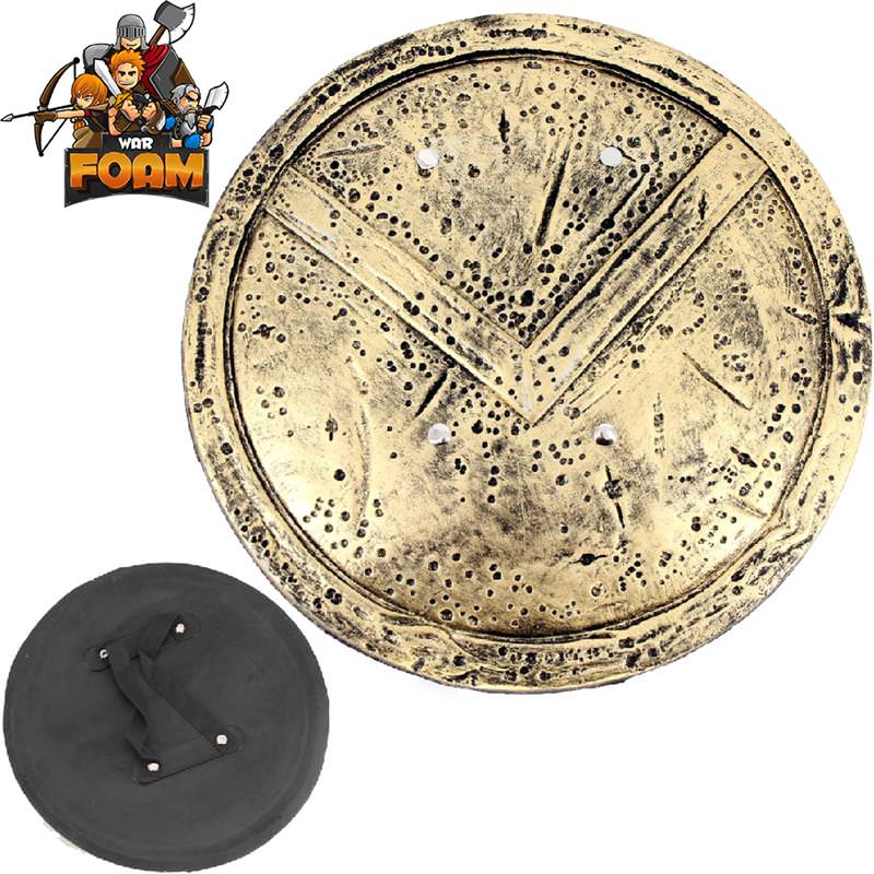 Spartan Warrior Greek Replica Foam Cosplay Shield - Tophatter's Inc. Weapons Store Online Collectible Weapons - Tophatter Daily Deals