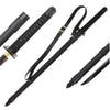 Kouga Ninja Full Tang Functional Carbon Steel Sword With Shoulder Strap - TOPHATTER'S ARMORY DEALS Collectible Weapons - Tophatter Daily Deals