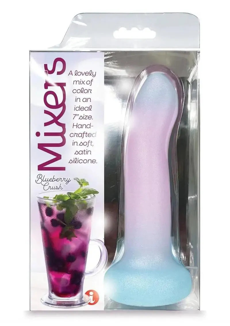 Mixers Blueberry Crush (Pink Lavender Blue) – 8 Inch Silicone Dildo > Dildos > Neutral Dildos - Tophatter Daily Deals