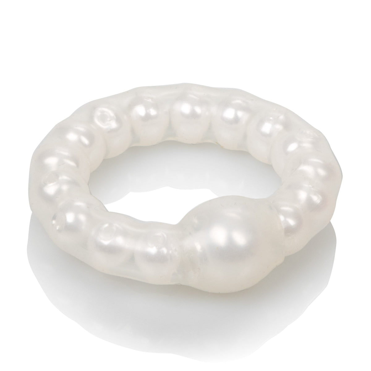 Pearl Beaded Prolong Ring with Stimulating Beads for Men > Cock Ring > Single - Tophatter Daily Deals