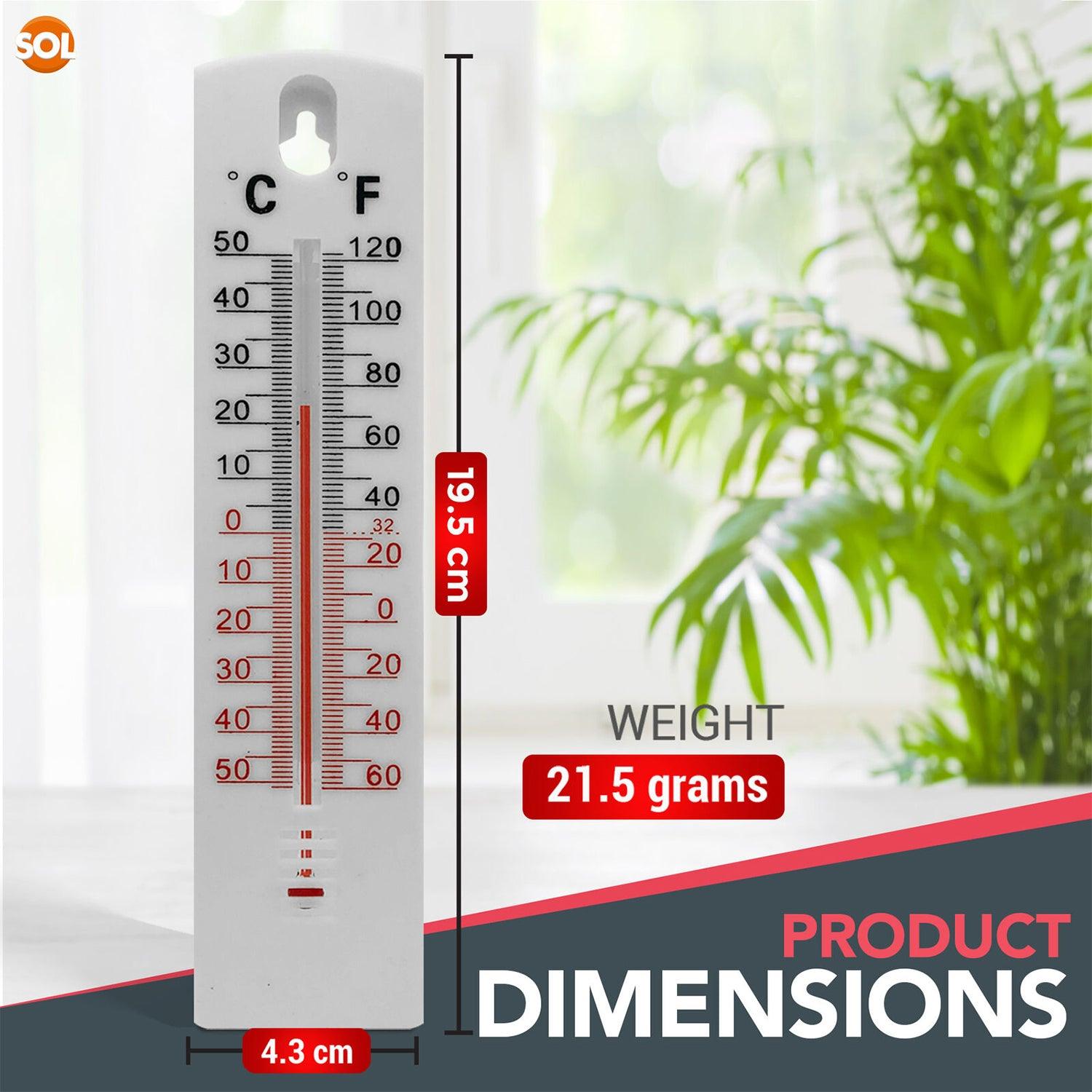 Indoor Wall Thermometer - 2 Wall Thermometer Indoor Outdoor Home Room Office Garden Greenhouse Temperature Apparel & Accessories - Tophatter Daily Deals