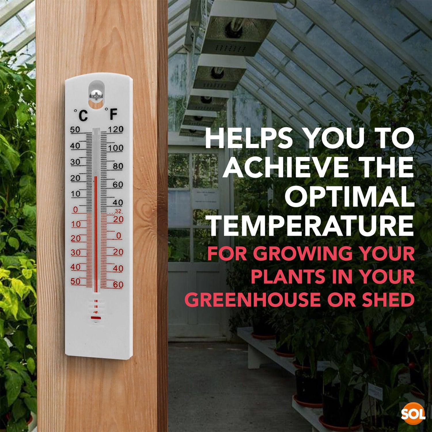 Indoor Wall Thermometer - 2 Wall Thermometer Indoor Outdoor Home Room Office Garden Greenhouse Temperature Apparel & Accessories - Tophatter Daily Deals
