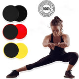Exercise Sliders UK - 2X Dual Sided Gliding Discs Exercise Sliders Core Sliders Exercise & Fitness - Tophatter Daily Deals